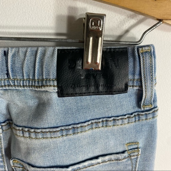 Levi’s Denim Jeggings Sz 12 Kids Light Wash Denizen - Picture 7 of 7